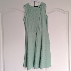 Mint Green Textured Dress